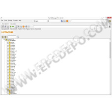 Hitachi Parts Manager Pro EPC parts catalog 2015