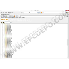 Hitachi Parts Manager Pro EPC parts catalog 2015