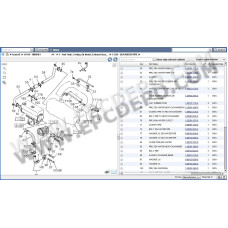 Isuzu Industrial Engine EPC spare parts catalog 2013