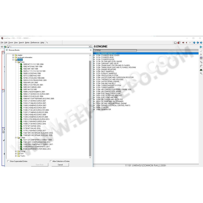 ISUZU CSS-NET EPC PARTS CATALOG 2019