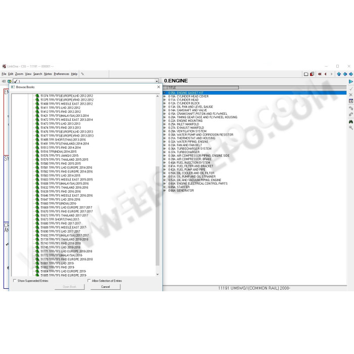 ISUZU CSS-NET EPC PARTS CATALOG 2019