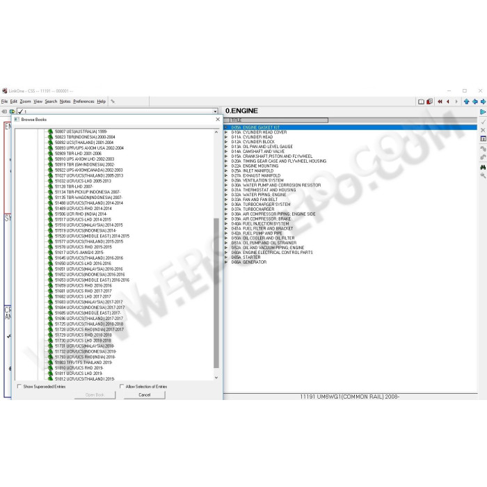 ISUZU CSS-NET EPC PARTS CATALOG 2019