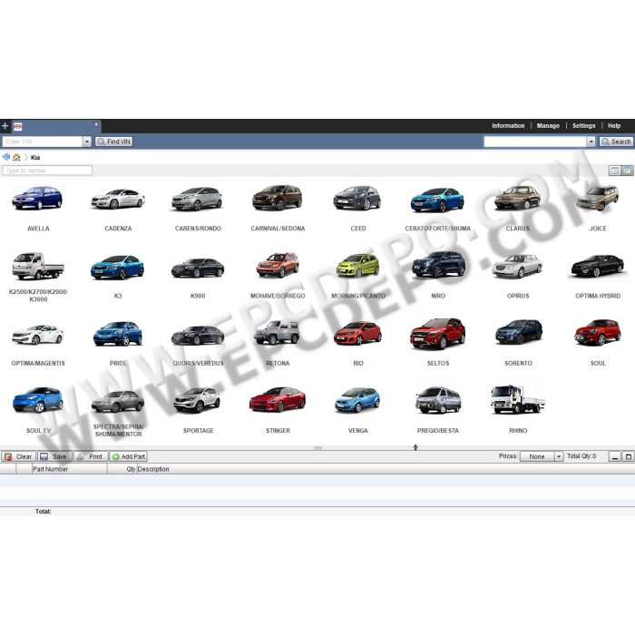KIA WORLDWIDE EPC SPARE PARTS CATALOG 2020