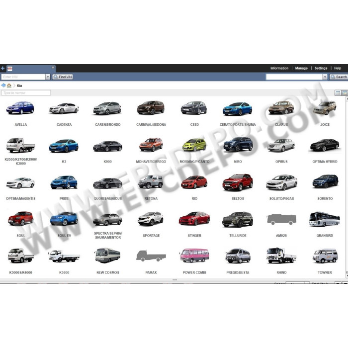 KIA WORLDWIDE EPC SPARE PARTS CATALOG 2020