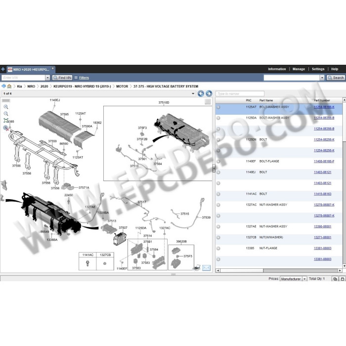 KIA WORLDWIDE EPC SPARE PARTS CATALOG 2020
