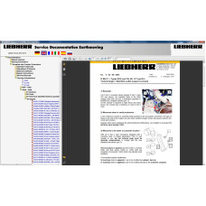 Liebherr Lidos EPC parts catalog + service offline 2012
