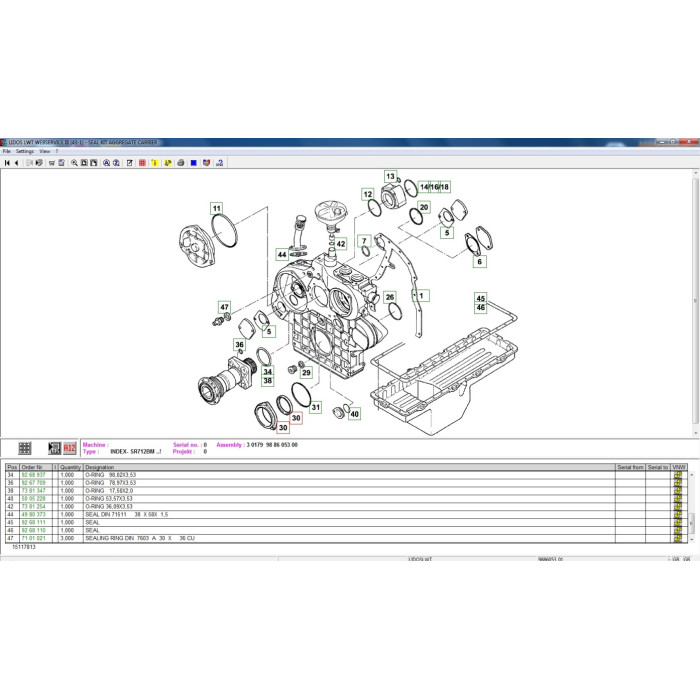 Liebherr Lidos EPC parts catalog + service offline 2012