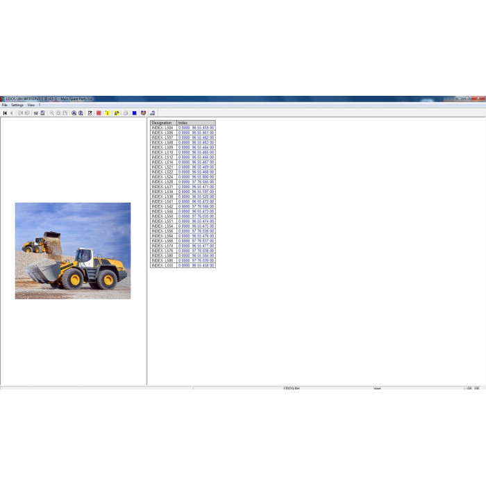 Liebherr Lidos EPC parts catalog + service offline 2012