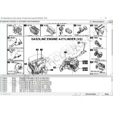 MAZDA EUROPE LHD EPC SPARE PARTS CATALOG 2016