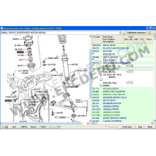 MAZDA GENERAL LHD EPC SPARE PARTS CATALOG 2018