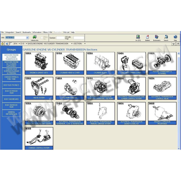 MAZDA USA EPC SPARE PARTS CATALOG 2014