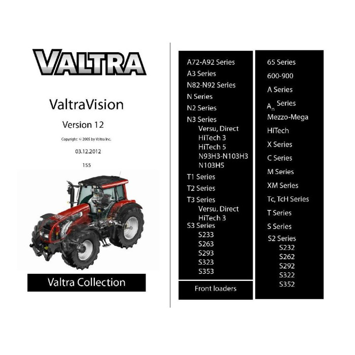 VALTRA VISION EPC SPARE PARTS CATALOG 2013